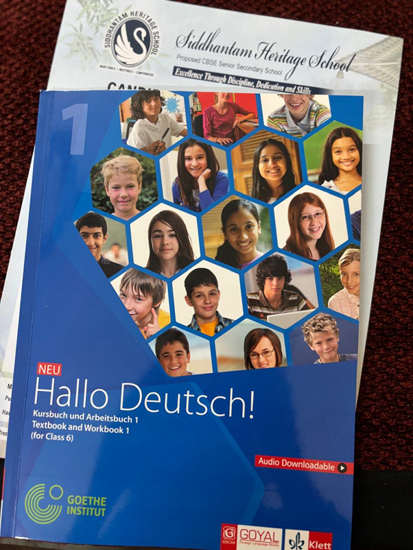 Siddhantam Heritage School Welcomes German in the Middle School Curriculum